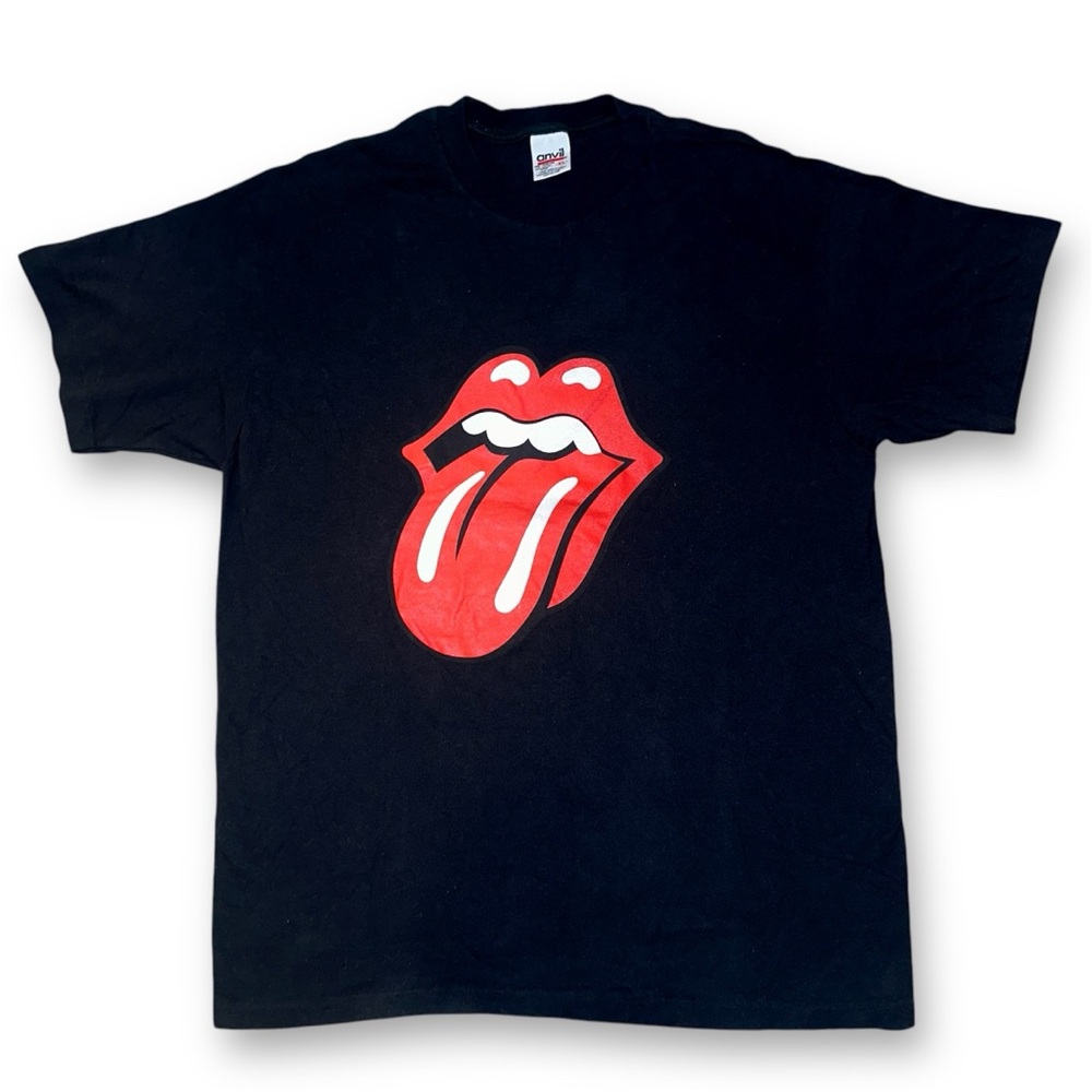 VTG 1997 Rolling Stones Bridges To Babylon Tour Anvil Single Stitch Shirt